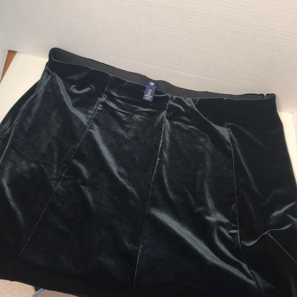 Black Velvet Skirt
